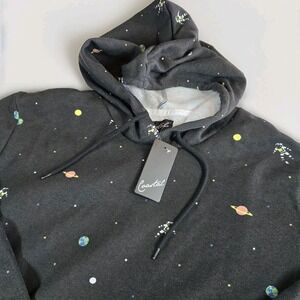 New Coastal Mens Hoodie All Over Print Astronaut Medium